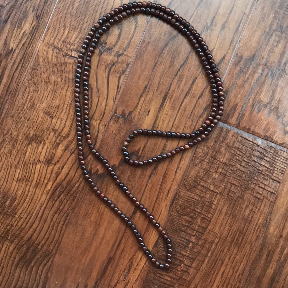 Artisan 31” wooden bead strand